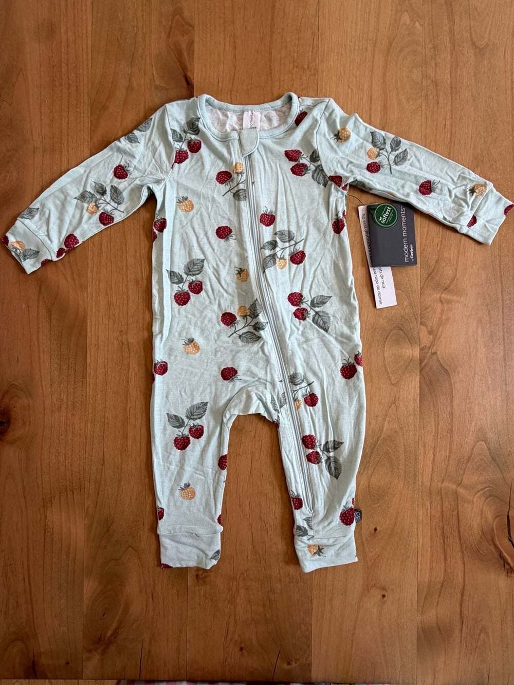 Modern Moments by Gerber Raspberry Sleep N Play Footed Pajama Size 12M
